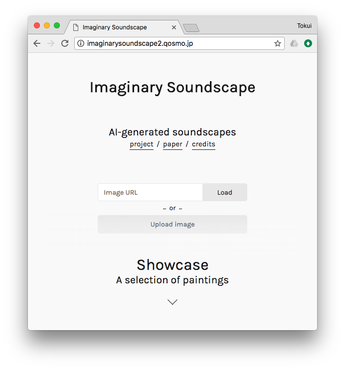 Imaginary Soundscape – website | EXPERIMENTS | Nao Tokui / 徳井直生